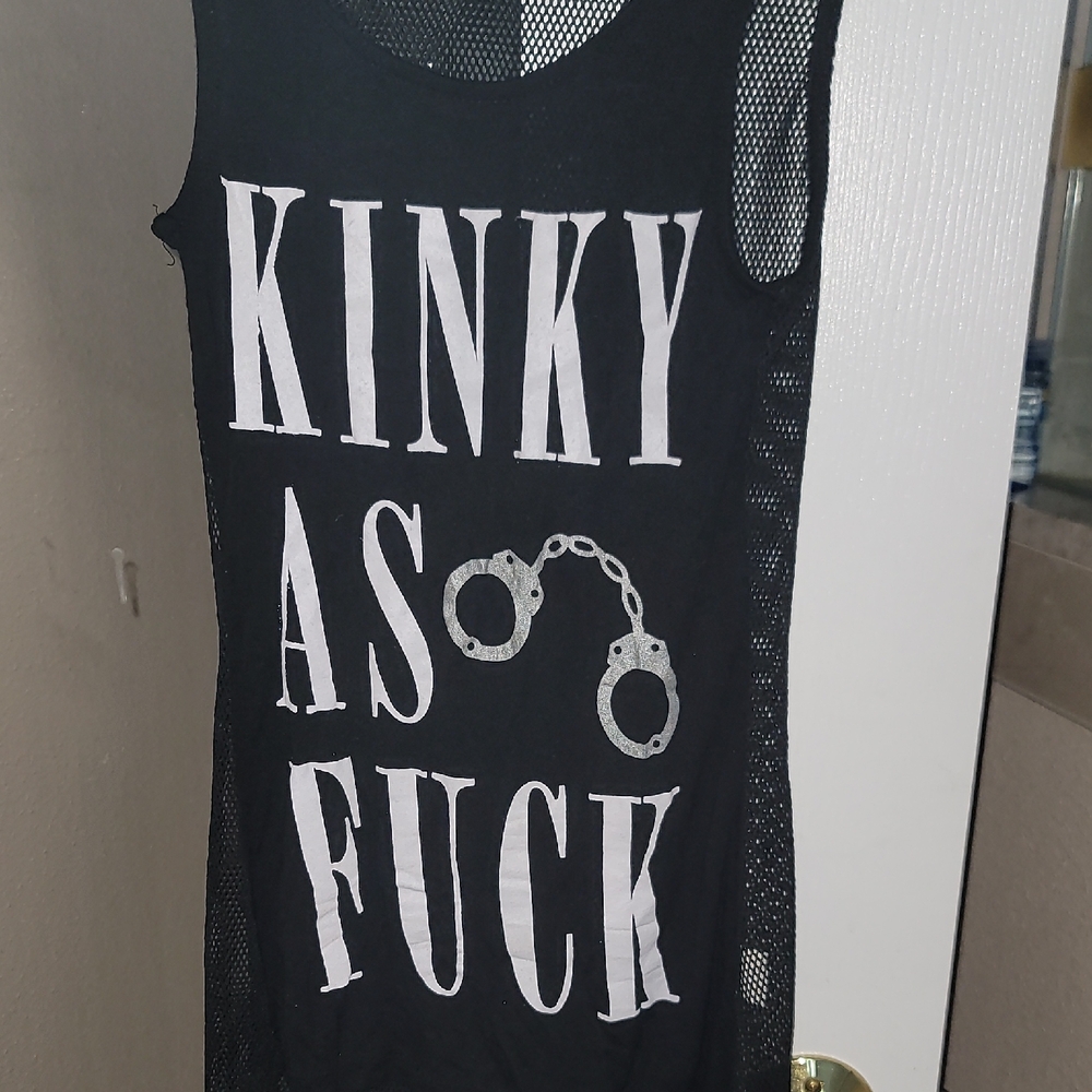 Black Mesh Tank